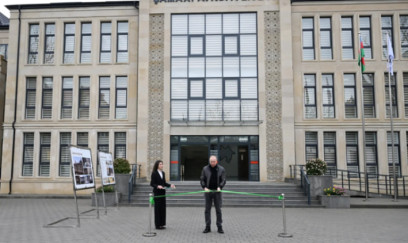 Prezident İlham Əliyev Şamaxı Avropa liseyinin yeni binasının açılışında iştirak edib 
