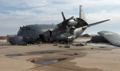 Kolumbiyada hərbi təyyarə qəzaya uğradı 