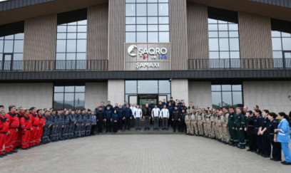 İlham Əliyev Şamaxıda "Şirvan Aqro" heyvandarlıq kompleksinin açılışında iştirak edib 