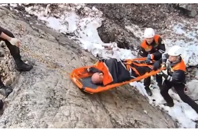 Qəbələdə 50 yaşlı kişi dağdan yıxıldı- VİDEO
