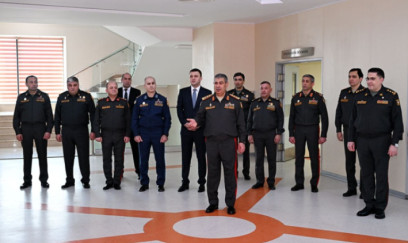 MN rəhbərliyi hərbi hospitalda olub 