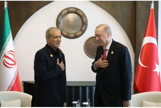 Pezeşkian regiondakı vəziyyətlə bağlı mövqeyinə görə Ərdoğana təşəkkür etdi 