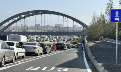 Bu yolda sürət həddi endirildi 