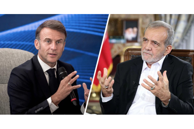 Makron Pezeşkiana zəng etdi - DETALLAR