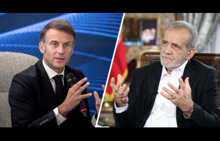 Makron Pezeşkiana zəng etdi - DETALLAR