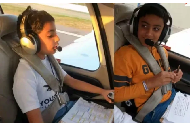 Kaliforniyada 11 yaşlı oğlanın təyyarə idarə edib 