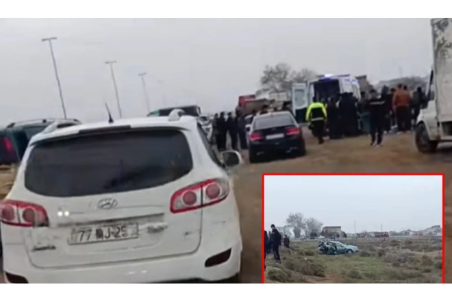 Bakı-Qazax yolunda mikroavtobus qəzaya uğradı: 9 NƏFƏR YARALANDI