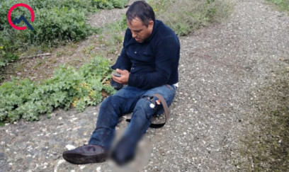 Ağdamda minaya düşən Ceyhunun - Fotosu 