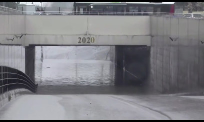 Sabunçuda iki nəfərin boğulduğu tunel yenidən bağlandı - VİDEO