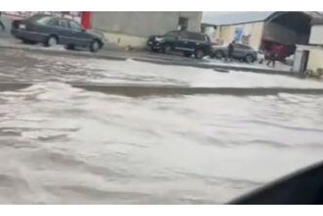 “Sədərəy”i su basdı - VİDEO