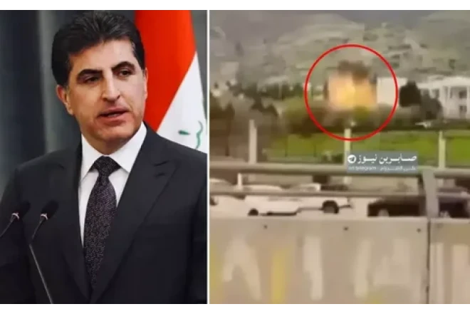 Neçirvan Bərzaninin evi hədəfə alındı 