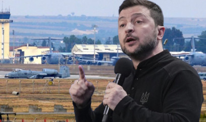 Zelenskidən  AÇIQLAMA: Rusiya İncirlik Hava Bazasını izləyir