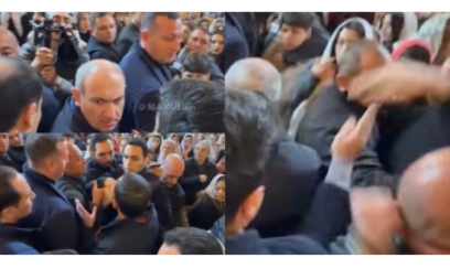 Paşinyana kilsədə yumruq atdılar - VİDEO