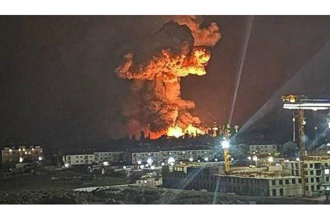 Rusiyanın neft terminalına zərbə