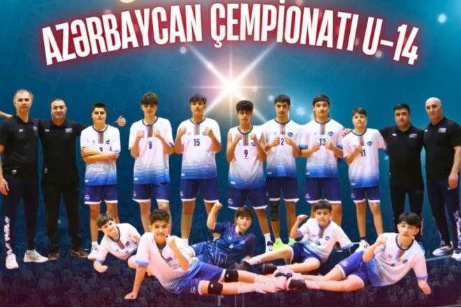 "Naxçıvan" voleybol komandası U-14 Azərbaycan çempionatının qalibi olub 