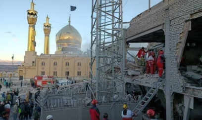 Zəncanda dini kompleks VURULDU - FOTOLAR