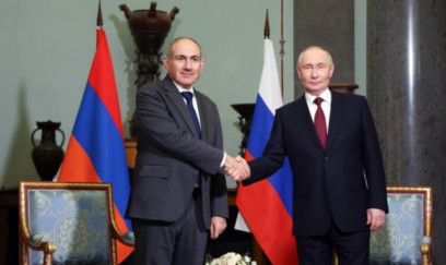 Paşinyan Rusiyaya getdi - Putinlə görüşəcək 