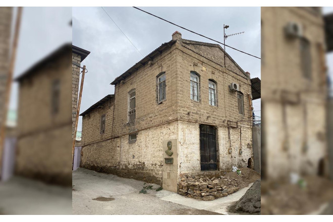 Bakıxanovun evi qəzalı vəziyyətə düşdü 