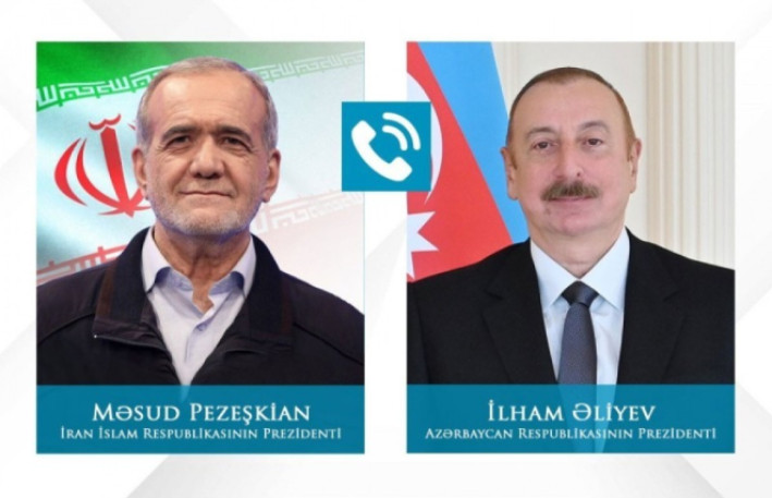 Məsud Pezeşkian Prezident İlham Əliyevə zəng edib 