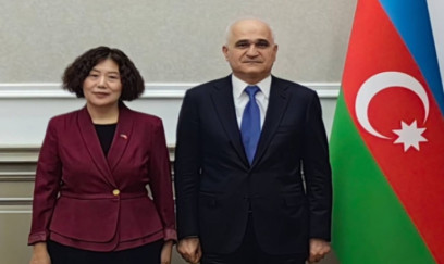 Şahin Mustafayev Çin səfiri ilə görüşüb 