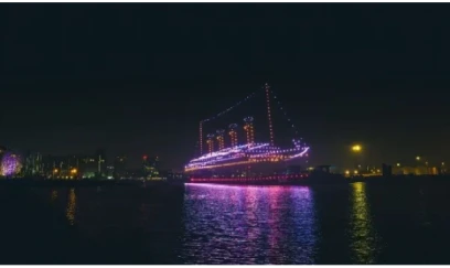 “Titanik” gəmisini min dronla belə canlandırdılar 