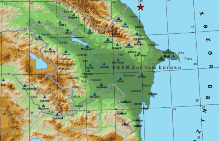 Azərbaycanda zəlzələ oldu 