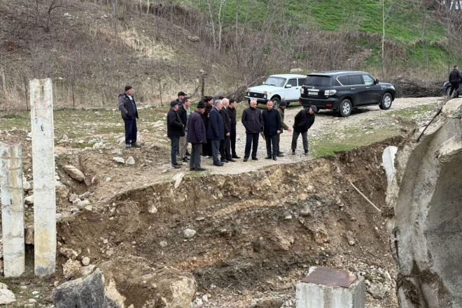 Qusarda 27 yaşlı gənci sel apardı - FOTOLAR