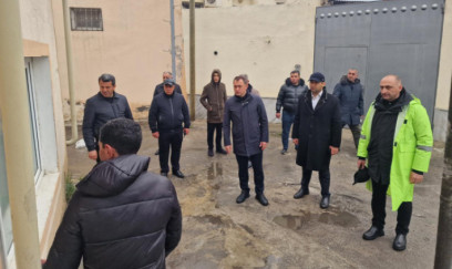 Keşlədə təxliyyə olunan sakinlər üçün qərargah yaradıldı 