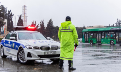Yağışlı hava ilə bağlı sürücülərə MÜRACİƏT 