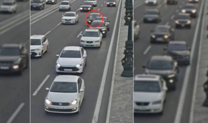 Paytaxtda baş verən zəncirvari qəzanın ANBAAN VİDEOSU