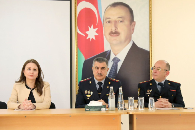 Xətai rayonunda polislər məktəblərdə maarifləndirmə tədbir keçirdi - FOTOLAR