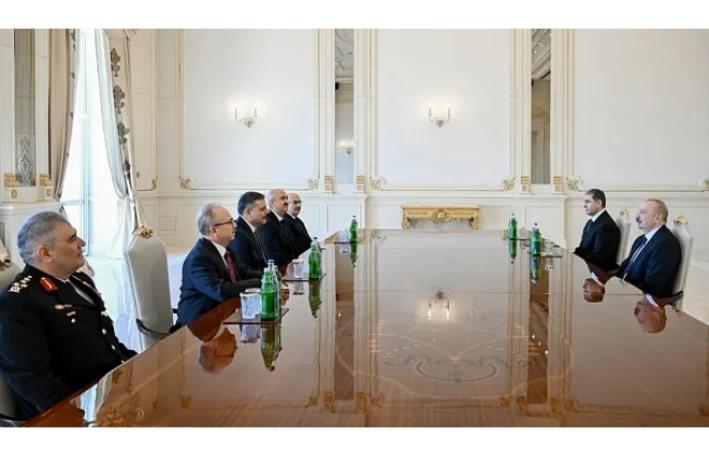 İlham Əliyev Türkiyənin daxili işlər nazirini qəbul edib 