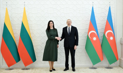 İlham Əliyev Litvanın Baş naziri ilə görüşdü - FOTO