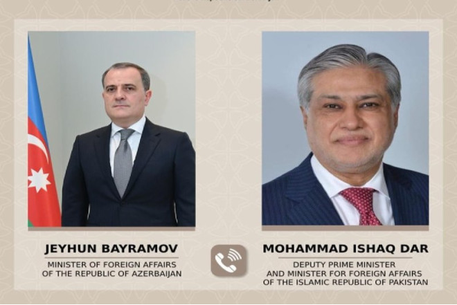 Ceyhun Bayramov pakistanlı həmkarı ilə telefonda nəyi MÜZAKİRƏ ETDİ? 