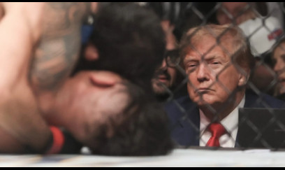 Donald Tramp döyüşü yaxından izləyəcək 