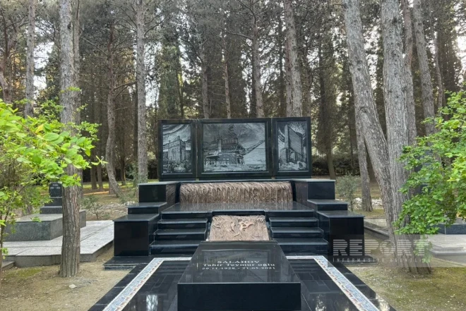 Xalq rəssamı Tahir Salahovun qəbirüstü abidəsi ucaldılıb 