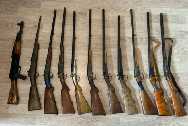 Ötən gün Azərbaycanda 11 qanunsuz silah aşkarlanıb 