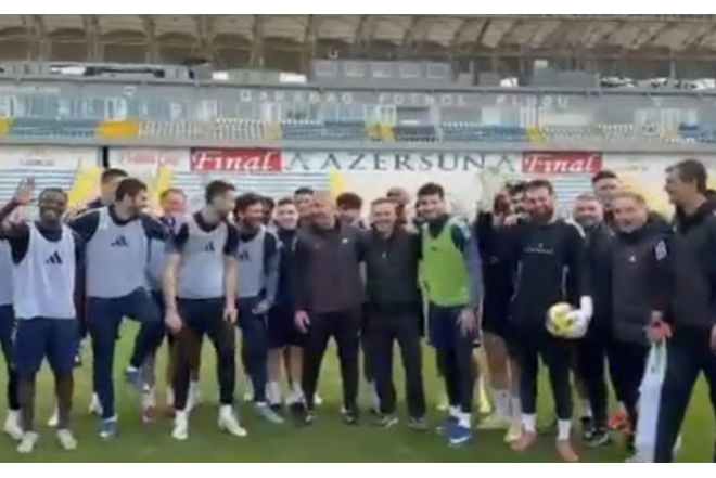 Elvin Nərimandan Messiyə salam göndərdi - VİDEO