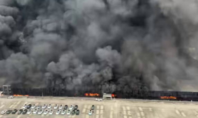 Çində BYD zavodunda yanğın - VİDEO