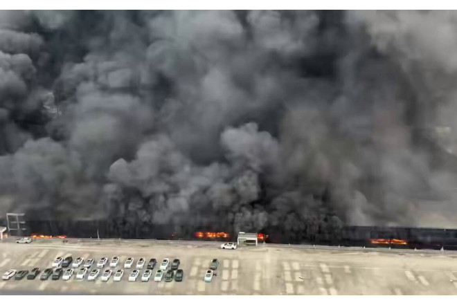 Çində BYD zavodunda yanğın - VİDEO