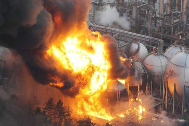 Elektrik stansiyasında partlayış baş verib- ÖLƏNLƏR VAR