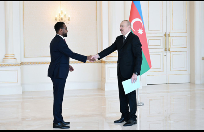 Prezident yeni səfiri qəbul etdi - FOTOLAR