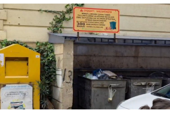 DİQQƏT: bu qaydanı pozanlar 300 manat cərimələnəcək - VİDEO