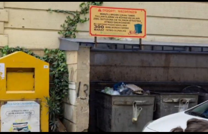 DİQQƏT: bu qaydanı pozanlar 300 manat cərimələnəcək - VİDEO