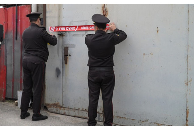 Binəqədidə mebel sexi bağlandı - VİDEO