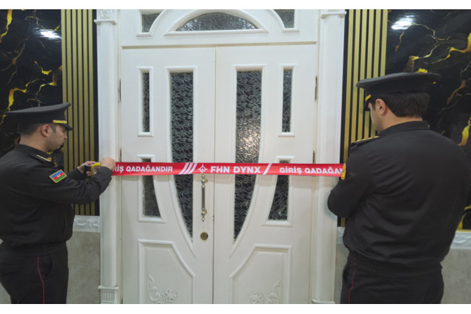 Bakıxanovda şadlıq sarayı fəaliyyətini dayandırdı - VİDEO