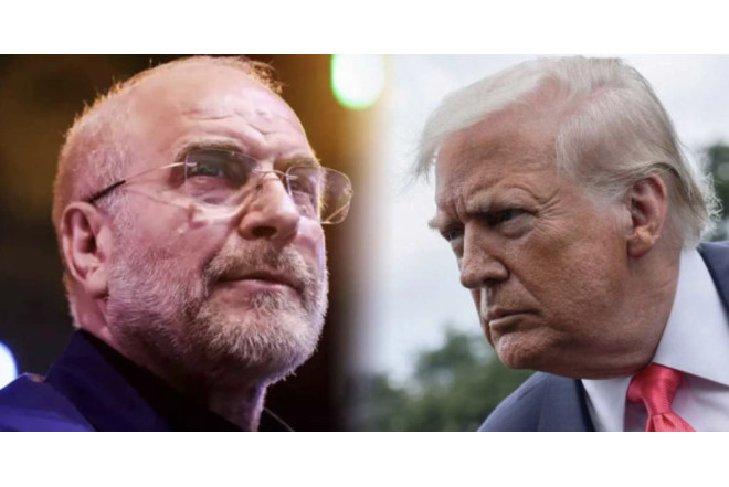 Tramp telefonda Qalibafın üstünə QIŞQIRIB