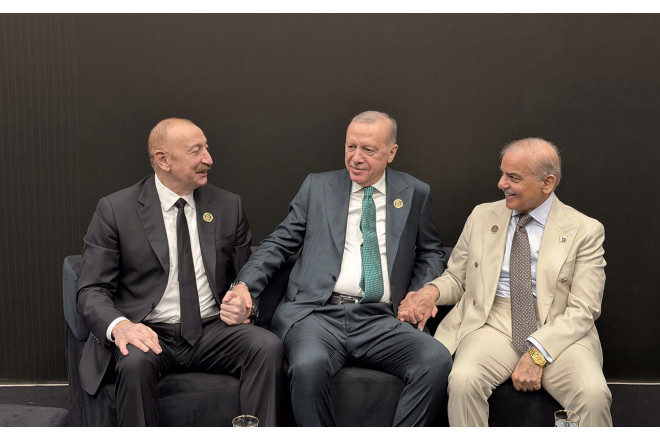 Liderlərin səmimi görüşündən - FOTOLAR