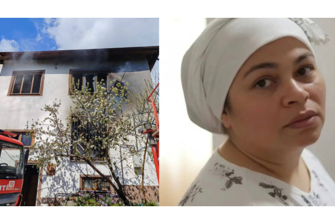 Qonşusuna kömək etmək istəyən qadın yanğında həyatını itirdi 