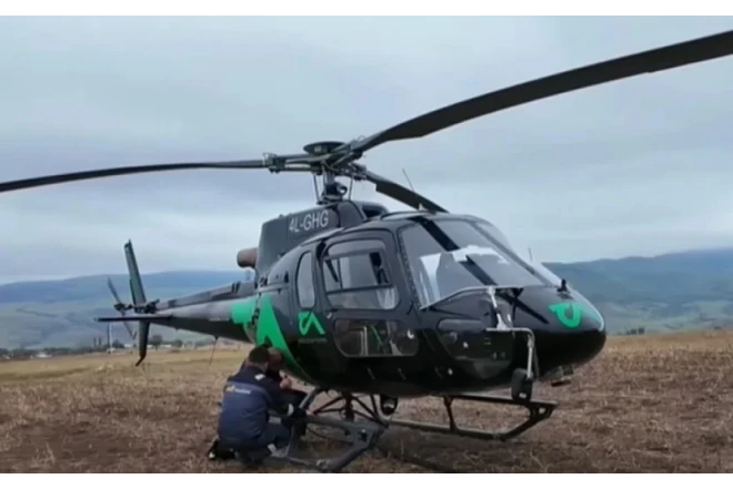 Dəhşətli helikopter qəzası , ölənlər var 